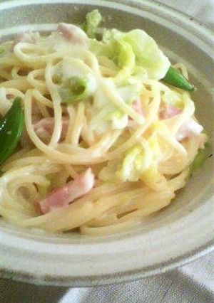 春野菜たっぷりクリームパスタ-レシピのメイン写真