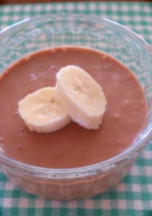 生クリーム不要♪簡単バナナ豆腐ババロア-レシピのメイン写真