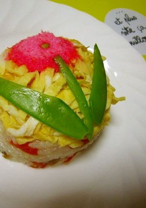 お花見に可愛い♥プチ五目寿司ケーキ-レシピのメイン写真