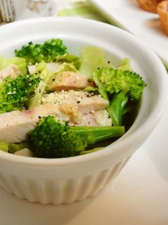 *鶏ハムとブロッコリーのサラダ*-レシピのメイン写真
