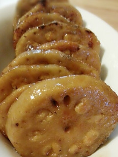 甘辛れんこんの肉詰め焼き-レシピのメイン写真
