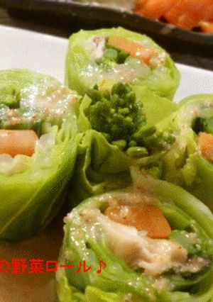 春キャベツの野菜ロール♪-レシピのメイン写真
