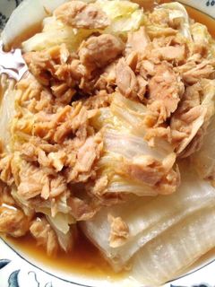 *白菜とツナの煮びたし*-レシピのメイン写真
