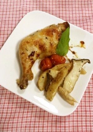 骨付もも肉のハーブ焼き。クリスマスにも♪-レシピのメイン写真