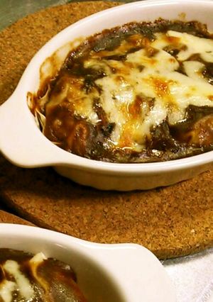 カレーアレンジ☆餃子カレーグラタン-レシピのメイン写真