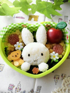簡単☆可愛い♪キャラ弁☆ミッフィー弁当☆-レシピのメイン写真