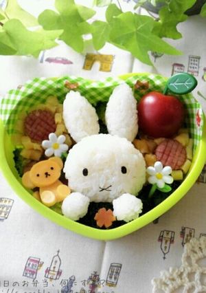 簡単☆可愛い♪キャラ弁☆ミッフィー弁当☆-レシピのメイン写真
