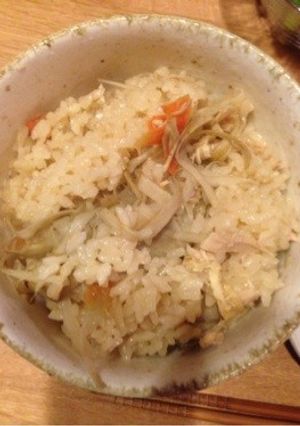 ツナごぼうご飯-レシピのメイン写真