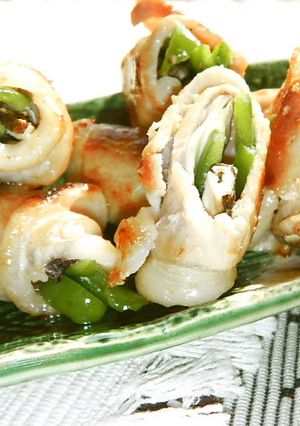 お弁当に！生姜焼き豚ロースの野菜巻き♬-レシピのメイン写真
