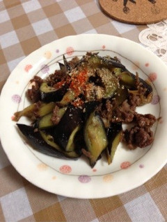 牛肉のしぐれ煮で☆楽ちんナス炒め-レシピのメイン写真