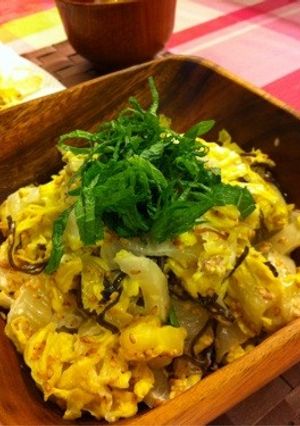 白菜の塩昆布ゴマサラダ-レシピのメイン写真