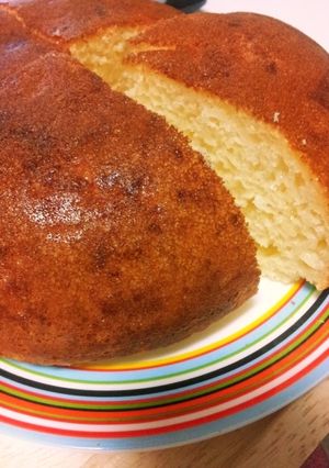 チーズ入り炊飯器ホットケーキ-レシピのメイン写真