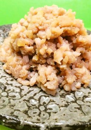 しょうがたっぷり鶏そぼろ-レシピのメイン写真