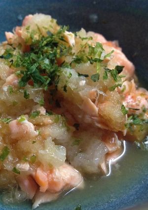 簡単！焼き鮭と大根おろしの和え物-レシピのメイン写真