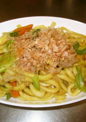 カレー焼きうどん-レシピのメイン写真