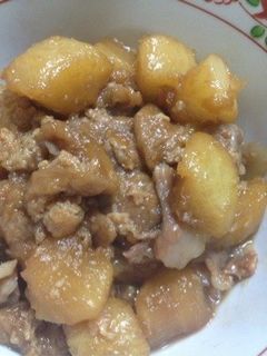 簡単!大根と油揚げと豚肉の煮物☆-レシピのメイン写真