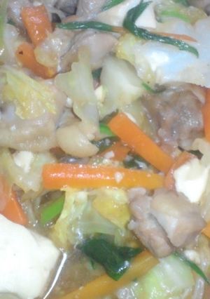 鶏モモ肉と豆腐のあんかけ-レシピのメイン写真
