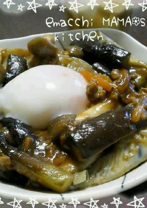 ＊麻婆茄子onたま丼＊-レシピのメイン写真