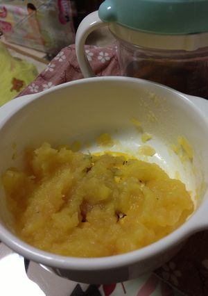 離乳食中期さつまいもとりんご☆-レシピのメイン写真