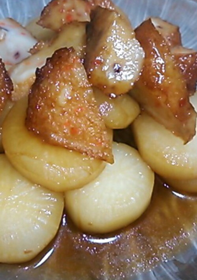 簡単！大根とさつま揚げ煮-レシピのメイン写真