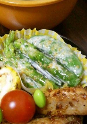 お弁当に♪スナップえんどうのマヨピー和え-レシピのメイン写真