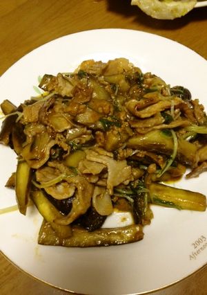 中華名菜で水菜と豚バラの麻婆茄子-レシピのメイン写真