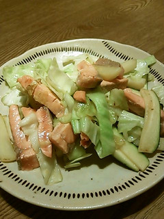 サーモンと野菜の炒め物-レシピのメイン写真
