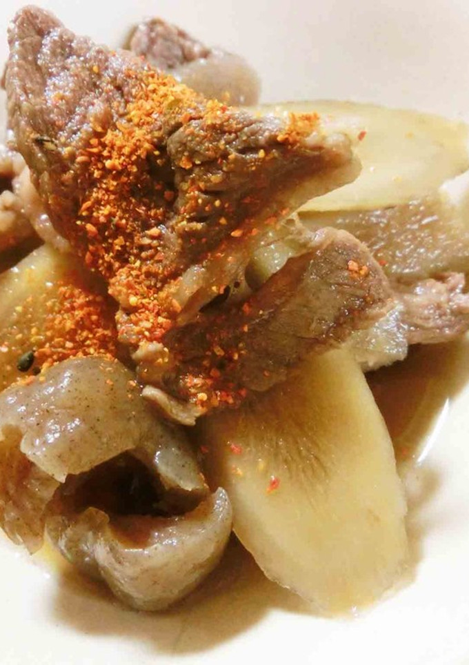 ごぼうと牛肉の煮物-レシピのメイン写真