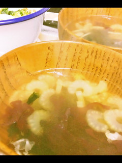 セロリのお吸物-レシピのメイン写真