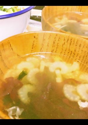 セロリのお吸物-レシピのメイン写真