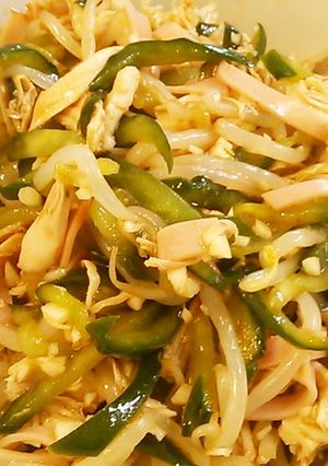 簡単＊ささみもやし辛味和え♪中華サラダ♡-レシピのメイン写真