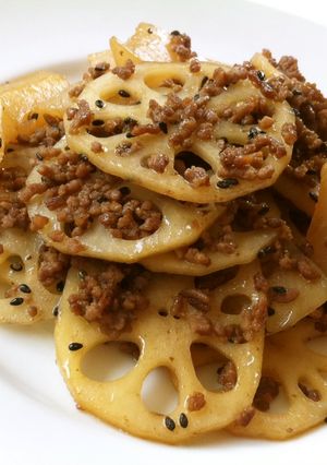 免疫力UP!レンコンとひき肉の炒め物☆-レシピのメイン写真