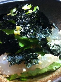 焼き海苔と鯛のカルパッチョ-レシピのメイン写真