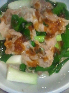 簡単!わけぎと豚肉の酒蒸し-レシピのメイン写真