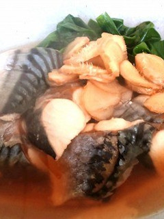 麺つゆで簡単!!塩サバのさっぱり生姜煮-レシピのメイン写真