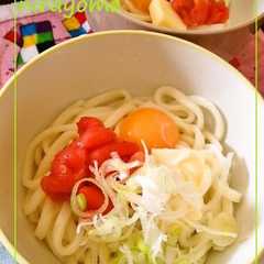 รูปของ ハマル♡明太子バターうどん♡