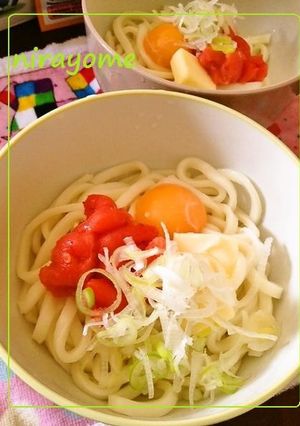 ハマル♡明太子バターうどん♡-レシピのメイン写真