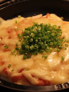 ささみのマヨ明太チーズ餅ピザ-レシピのメイン写真