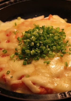 ささみのマヨ明太チーズ餅ピザ-レシピのメイン写真