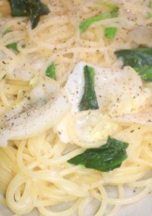クリームパスタ（お手軽カルボラーナ）-レシピのメイン写真