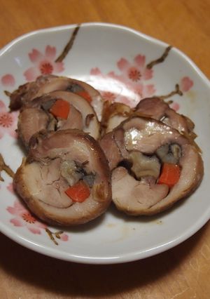 野菜巻き巻き鶏肉チャーシュー(圧力鍋で)-レシピのメイン写真