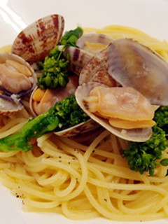 白だしで!菜の花とあさりのパスタ-レシピのメイン写真