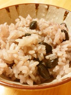 つやつや黒豆ご飯-レシピのメイン写真