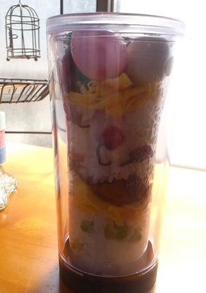 タンブラー cafe～お花見～-レシピのメイン写真