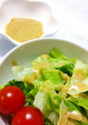 家庭にある材料で☆超簡単ごまドレッシング-レシピのメイン写真