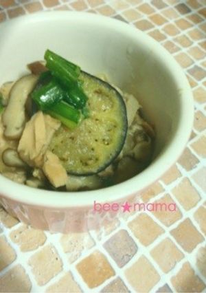 パパッとツナ缶で★なすのゴマみそ炒め-レシピのメイン写真