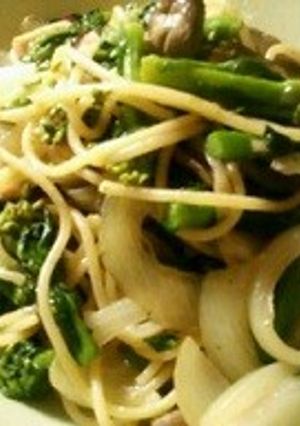 タコと菜の花のパスタ-レシピのメイン写真
