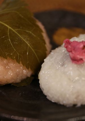 基本の道明寺 桜色と白色-レシピのメイン写真