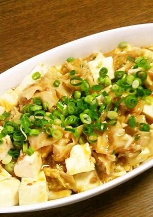 チルド餃子でかさ増し麻婆豆腐餃子♪-レシピのメイン写真