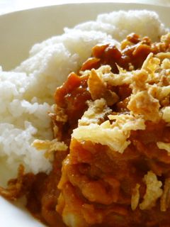 ♪ブロッコリーの茎入りカレー♪-レシピのメイン写真